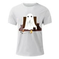 thumbnail image 4 of Blusas y camisas de manga corta y cuello redondo para hombre. Blusas/camisetas de manga corta con cuello redondo y estampado de Halloween para hombre. Blusa para hombre., 4 of 4