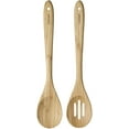 thumbnail image 1 of Green Gourmet Bamboo Solid and Slotted Spoons, 2-Pack, 1 of 3