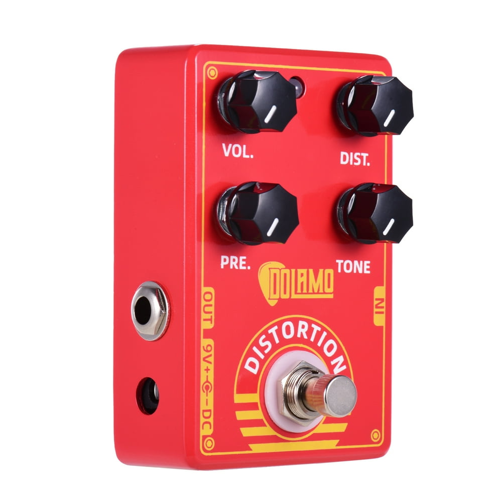 Dolamo D9 Distortion Guitar Effect Pedal with Presence Distortion Tone