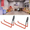 thumbnail image 3 of Crochets de Garage, Crochets de Rangement de Garage Porte-Outils pour Échelle, Rallonge, Câble pour Outils, Grand Crochet Utilitaire Mural pour Garage, Outils de Jardin, Vélos, 2 Pcs, 3 of 8