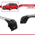 thumbnail image 3 of Compatible with Audi A3 Sportback 2015-2020 ACE-2 Car Roof Rack Cross Bar Grey Aluminium 2 Bars, 3 of 9