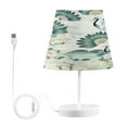 thumbnail image 2 of Chinese Cranes Birds and Flowers Desk Lamp LED Table Nightstand Lamps with 3 Color Temperatures for Home Bedroom Living Room Decor 6x11, 2 of 8