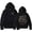 Black, variant on Women's Hoodies Sweatshirts Double Printed Long Sleeve Hoodie with Cap Strap Pocket for Autumn or Winter Dreams White M