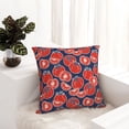 thumbnail image 6 of Pofeuu Hand Drawn Tomatoes Print Double-sided plush pillowcase Square Throw Pillow Covers Pillows Cover for Living Room Bedroom Sofa Couch Cushion Cover（No pillow core）-22"x22", 6 of 7