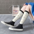 thumbnail image 3 of Lsque Flower Rabbit Printed Crew Socks Men's Women's LightWeight Thin Casual Calf Socks ,Knee High Socks,Cotton Socks, 3 of 9