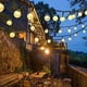 thumbnail image 5 of Globo solar de luces de Navidad, 21 pies, 30 luces LED de globo solar, cadena de luces al aire libre, impermeable, de cristal, bola de burbujas, luces para patio, jardín, pérgola, cenador, bistró, fiesta, blanco cálido BANYUO Electrónica, 5 of 6