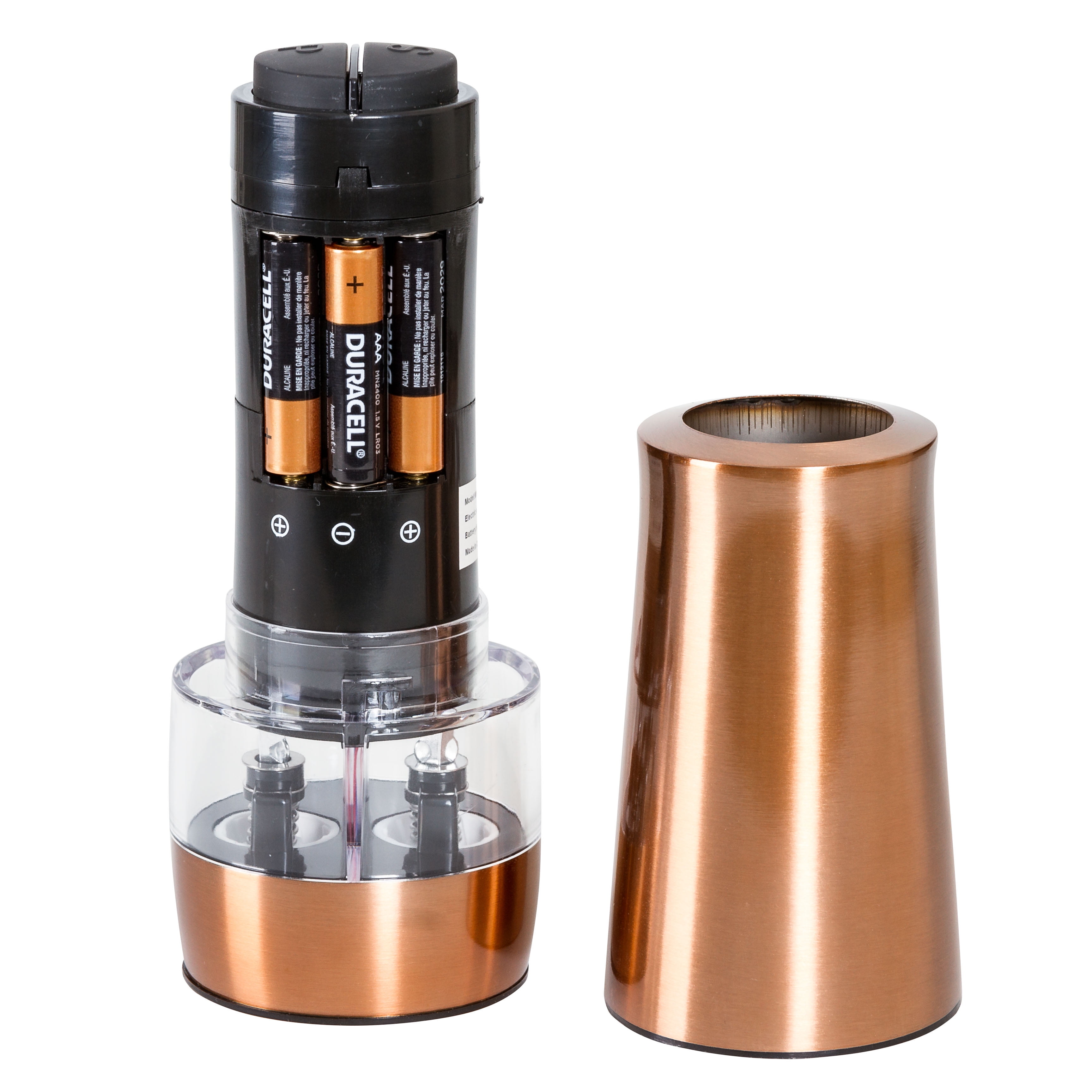 Upgraded Larger Capacity Electric Salt and Pepper Grinder Set Rechargeable  with LED lights – Stainless Steel Automatic Pepper Grinder and Salt – Yaxa  Colombia