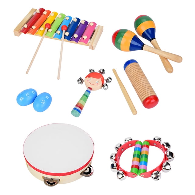Kids Drum Set, Toddler Musical Instruments, Educational Wooden Musical Instruments Children For Kids