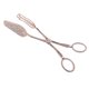 thumbnail image 4 of Pinzas para servir alimentos, pinzas metálicas tipo tijera, pinzas para pan, pinzas de cocina, 3 diseños Bronce 2, 4 of 9
