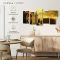 thumbnail image 4 of Elephant Stock Napa Valley Wine Spread Wall Art - Horizontal Multi Panel Canvas - Living Room Wall Decor - Food And Drink Multi Panel - Beige And Brown Decor - 25" x 12", 4 of 4