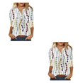 thumbnail image 2 of Blusa de manga corta Minnieouse para mujer, jersey para niñas, camisa de trabajo, playa, vacaciones, elegante, Top de verano, Tipo 5 METRO 2Conjunto, 2 of 6