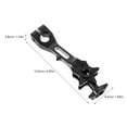 thumbnail image 6 of OUNONA Universal Black Aluminum Rear Brake Rocker Arm for Motorcycle Dirt Bike with Star Design, 6 of 8