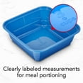 thumbnail image 6 of GoodCook Meal Prep 3 Cup Square, 20-Piece, Blue, Made Without BPA Plastic, 6 of 21
