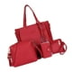 thumbnail image 5 of 4x Niñas Bolso de cuero Monedero de embrague Conjunto Rojo Hugo Bolsos de hombro Cartera de embrague, 5 of 10