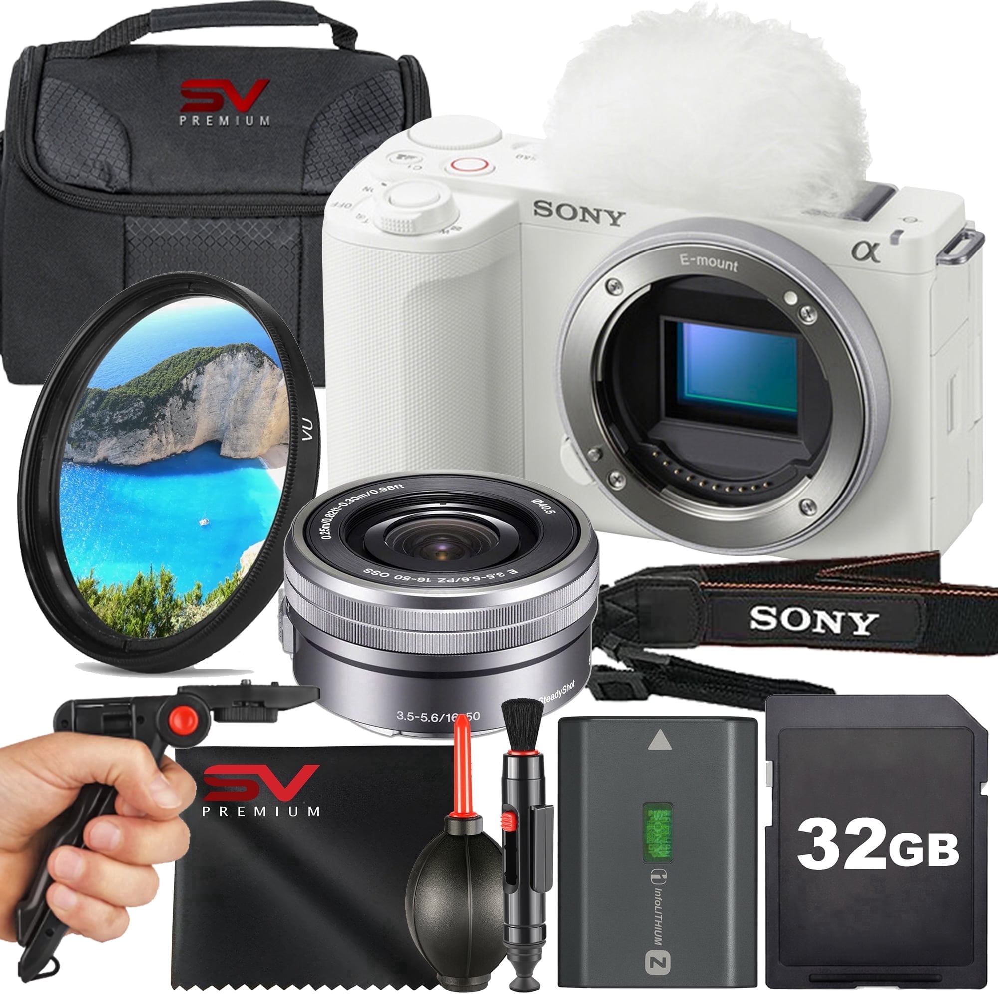 Sony ZV-E10 Mirrorless Vlogging Camera Kit with 16-50mm + 55-210mm