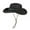 Black, variant on LRen Women Tea Party Hats Fashionable Summer Sun Hat with Adjustable Brim and Secure Tie for Casual Outdoor Holiday Wear Khaki