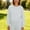 Silver, variant on HAPIMO Women's Cropped Sweatshirts Long Sleeve Tops Solid Color Pullover Blouses Casual Crewneck Sweatshirts Fashion Clothes Silver XXL