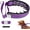 Purple, variant on Prong Collar for Large Medium Dogs, Patented Reflective Pinch Collar with Metal Buckle, No Pull Adjustable Hidden Covered Dog Walking Training for Pitbull German Shepherd Doberman (Brown, XL)