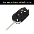 thumbnail image 3 of Unique Bargains 4 Button Keyless Entry Remote Fob Key Shell Case for Toyota Sienna 2004-2016, 3 of 7