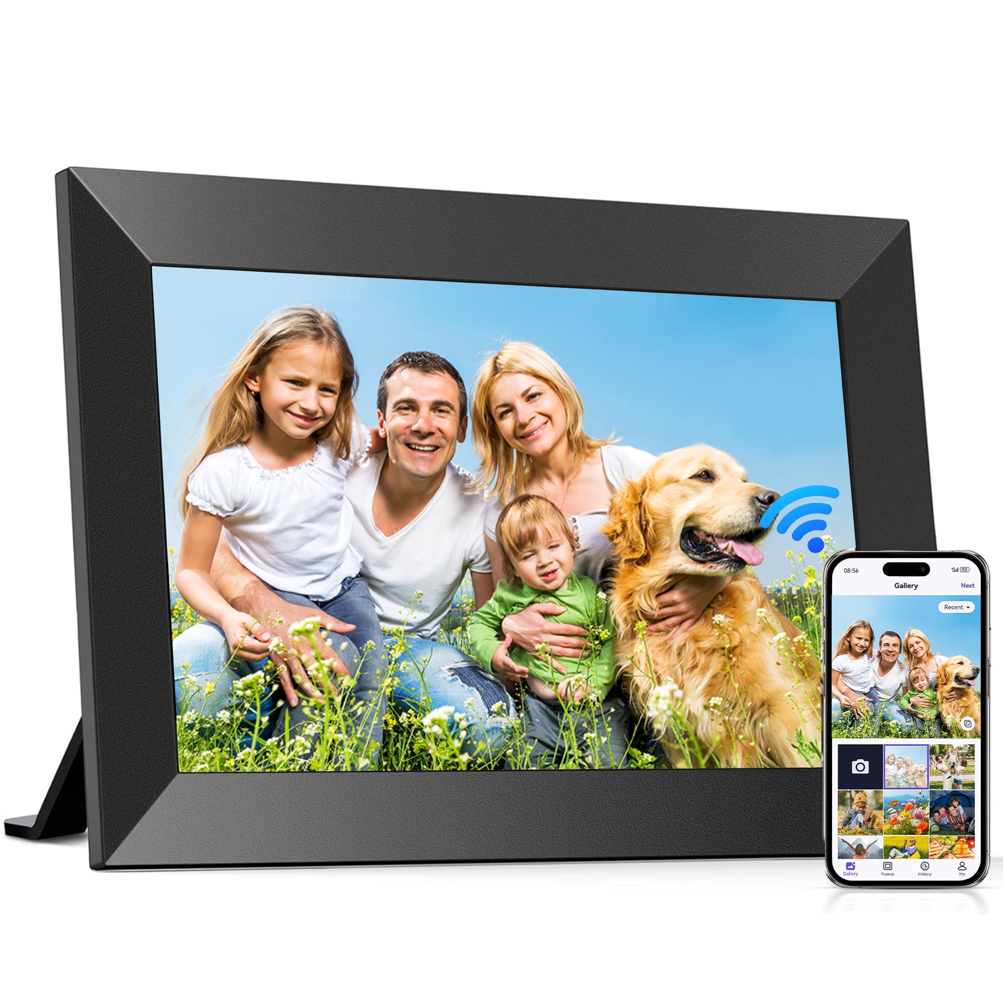 GCZ 15.6 inch Large WIFI Digital Photo Frame with 1080P IPS Full