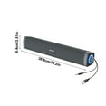 Riohave Game Speakers Desktop And Laptop Wired LED Bar Speakers 360