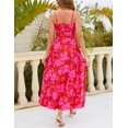 thumbnail image 3 of Vestido largo Annebouti 2025 Primavera-Verano Floral Rojo para Mujer, 3 of 6