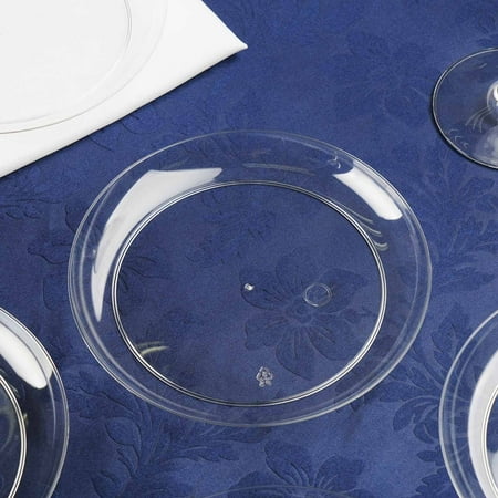 Balsacircle 40 Pcs Disposable Plastic Dessert Plates For Wedding Balsacircle 40 Pcs Disposable Plastic Dessert Plates For Wedding Reception Party Buffet Catering Tableware