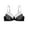 #007-Black, variant on Censtreet Women's Push Up Lace Bra Underwire Plunge Full Coverage Bras Plus Size Support