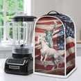 thumbnail image 5 of HELLHERO Horse and Statue of Liberty Design Protective Case with Handle Dustproof Coffee Machine Dust Cover for Kitchen Counter, 5 of 6