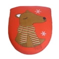 thumbnail image 1 of 2x Decoración de Navidad para Hogar Adornos perfecl Cubierta de asiento de inodoro de Navidad, 1 of 8