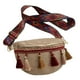thumbnail image 4 of Riñonera bohemia, bolso de pecho, bolso bandolera, bolso de hombro étnico, riñonera Rojo, 4 of 7