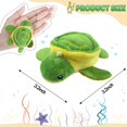 thumbnail image 3 of Peluche de peluche HyDren con forma de tortuga pequeña, 8 cm, para niños, 24 unidades, 3 of 7