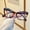 D, variant on Cat Eye Anti Blue Light Glasses Women Men Color Blocking Large Frame Eyewear Transparent Lens Vintage Computer Optical Spectacles