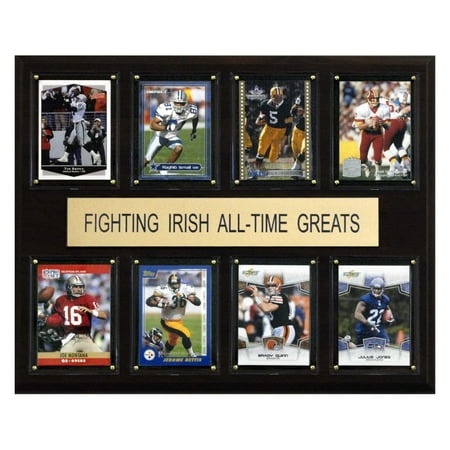 Notre Dame Fighting Irish Tickets - C&I Collectables NCAA Football 12x15 Notre Dame Fighting Irish All-Time Greats Plaque