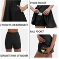 thumbnail image 5 of ZRBYWB Womens Dresses Women's Tennis Skirt With Built In Shorts Dress With 4 Pockets Sleeveless Exercise. Dresses For Women 2023, 5 of 5