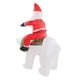 thumbnail image 3 of LED Inflable Santa Bear Riding Blow Up Decoración De Navidad Decoración De Jardín De Jardín Al Aire Libre Decoración Al Aire Libre, 3 of 7
