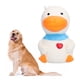 thumbnail image 2 of Lindos juguetes de látex para perros, patos interactivos duraderos y divertidos, juguetes de pato chirriantes para perros, cachorros, masticando y jugando para perros pequeños y medianos [blanco], 2 of 8