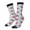 2 Black-1, variant on Cute Red Crabs With Nautical Print Adult Socks for Men & Women,Calf Socks, Ankle Socks,Boots Socks,Breathable Casual Sock,Unisex Crew Socks