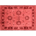 thumbnail image 1 of Ahgly Company Indoor Rectangle Oriental Red Industrial Area Rugs, 8' x 10', 1 of 4