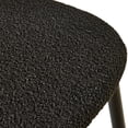 thumbnail image 5 of Black Rattan Dining Chairs Set with Boucle Material / Retro Style and Good Ventilation for Living Spaces, 5 of 6