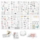 thumbnail image 5 of Wosthever 8 Sheets Wedding Planning / Engagement Stickers Self-Adhesive for Scrapbook Kits de decoración para fiestas, 5 of 6