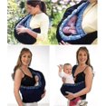 thumbnail image 1 of Bolsa de tela ergonómica para bebé recién nacido de 0 a 6 meses, mochila envolvente para portabebés, portabebés para llevar frente a enfermería, 1 of 2