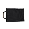 thumbnail image 2 of Transparent Mesh Handheld File Bag Large Capacity, Gaqring Multi Functional Storage Organizer Pencil Case Cosmetic Bag, A4 Size Nylon Mesh Zipper Toy Storage for Office Travel Home, Black, 2 of 6