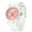 white rose, variant on WFashion women's watches, simple casual Soft silicone strap lady watches waterproof, nurse watches for woman, ladies wristwatch