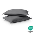 thumbnail image 6 of Bare Home Pillow Sham Set - Premium 1800 Collection - Double Brushed - King, Gray, 6 of 9
