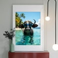 thumbnail image 2 of Diamond Art Kit for Adults, Cow On Tropical Beach Water Fun Diamond Painting for Adults Beginners, DIY Diamond Art Painting Kits, 5D Diamond Painting Crafts for Home Decor 12x16 Frameless, 2 of 7