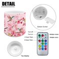 thumbnail image 6 of Kuiaobaty 4 PCS Flameless LED Candle with 4H 8H Timer Remote Hummingbird Cherry Blossom Pink Electric Pillar Candle with Color Changing Control for Room Fall Wedding Christmas Decorations, 6 of 7