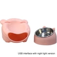 thumbnail image 1 of Automatic Cat Fountain LED Filtering Silent Pet Drinking Dispenser Cat Food Bowl, 1 of 10