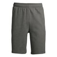 thumbnail image 2 of Athletic Works Men's and Big Men's Active Fleece Shorts, up to Size 5XL, 2 of 6