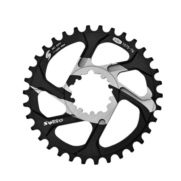 Soidarity Juego de bielas de agujero para bicicleta de montaña, juego de manivela de aleación de aluminio, reemplazo de mantenimiento de Ciclismo Tipo 7 Soidarity OD026015-07